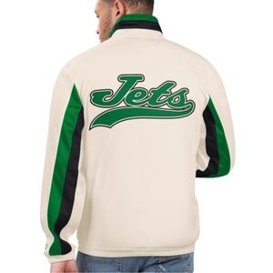 Starter New York Jets Vintage Rebound Men's Full-Zip Track Jacket Size Large